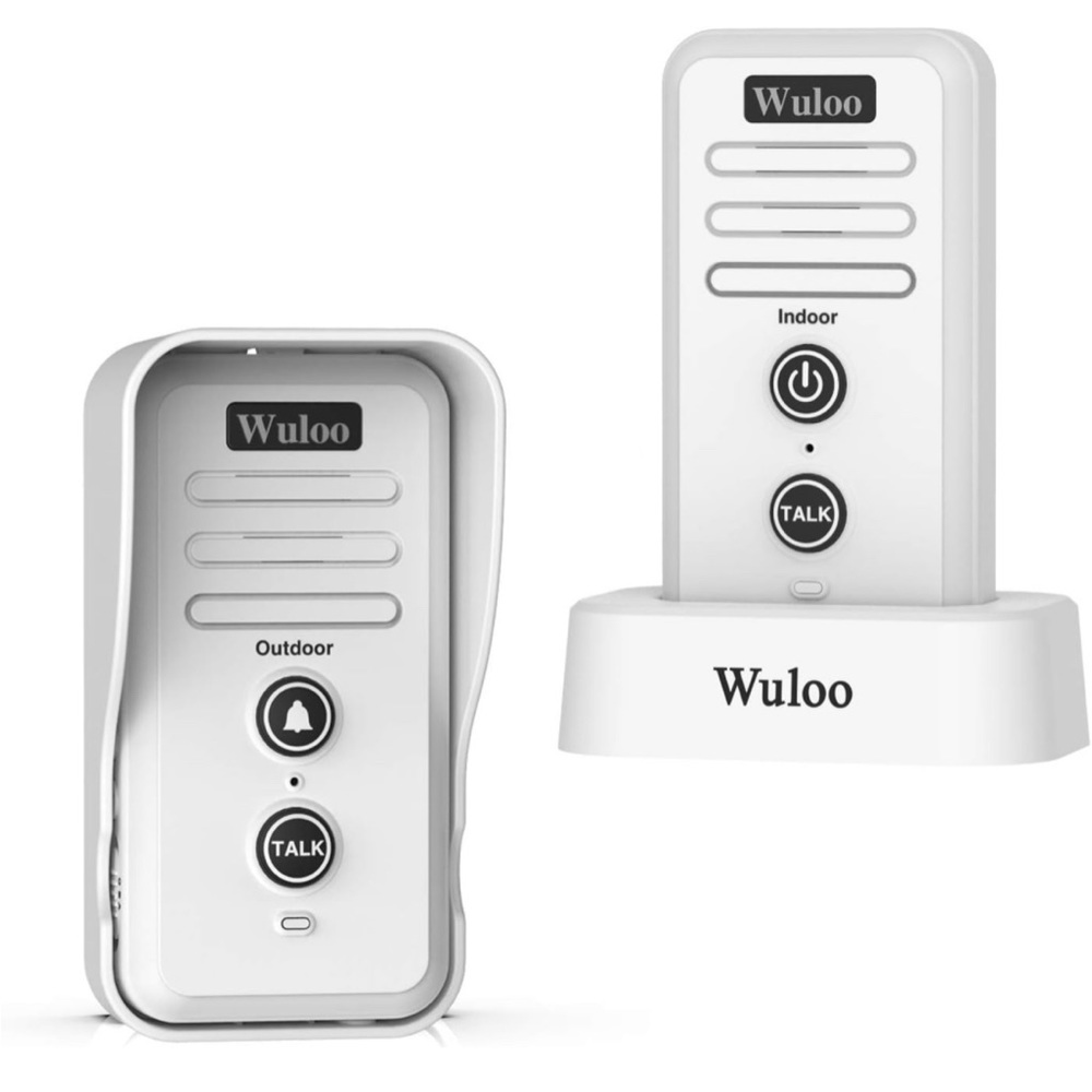 Wuloo 2640feet Doorbells Wireless Intercoms Adjust Volume Door Chimes for Home
